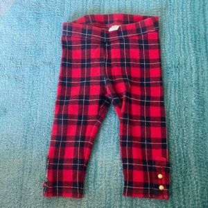 Janie and Jack plaid pants, 12-18m